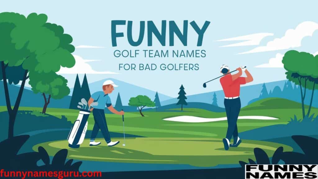 Funny Golf Team Names for Bad Golfers