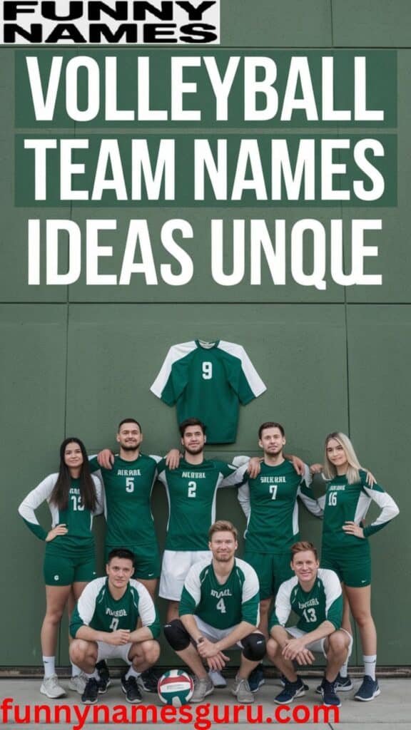 Volleyball Team Names Ideas Unique