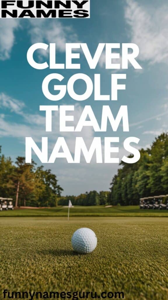 Clever Golf Team Names