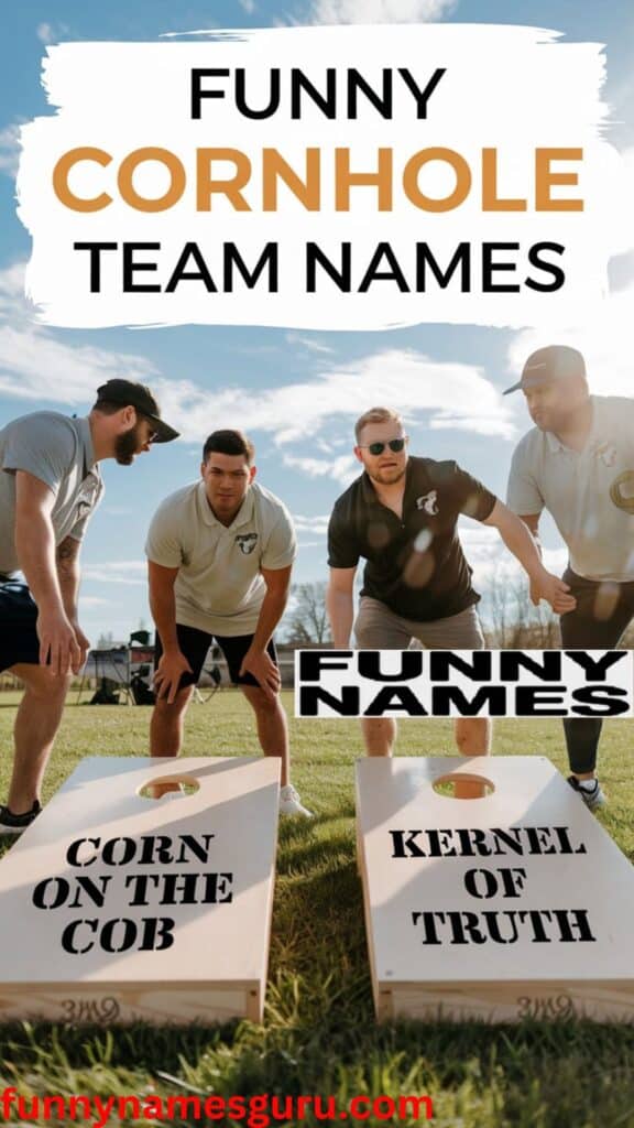 Funny Cornhole Team Names