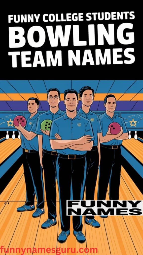 Funny College Students Bowling Team Names