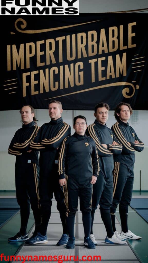 Imperturbable Fencing Team Names