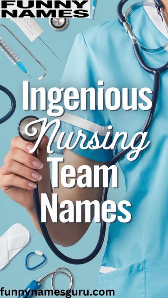 Ingenious Nursing Team Names