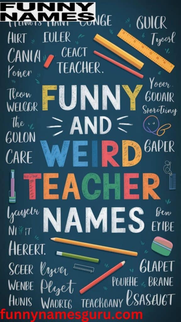 Funny and Weird Teacher Names