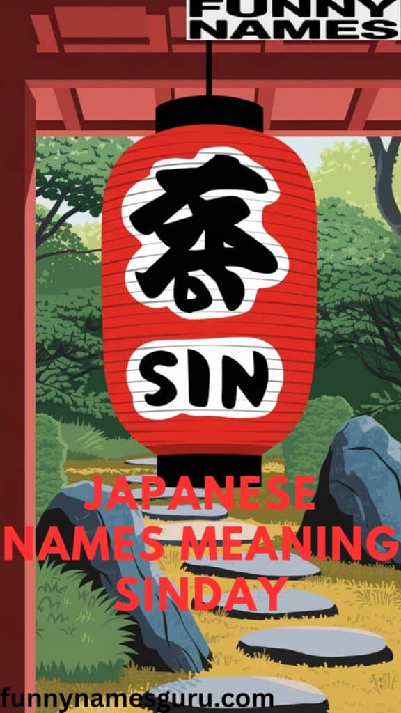 Japanese Names Meaning Sin