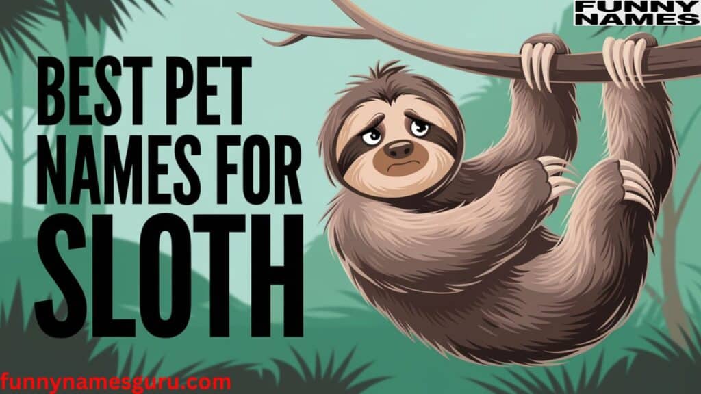 Best Pet Names for Sloth