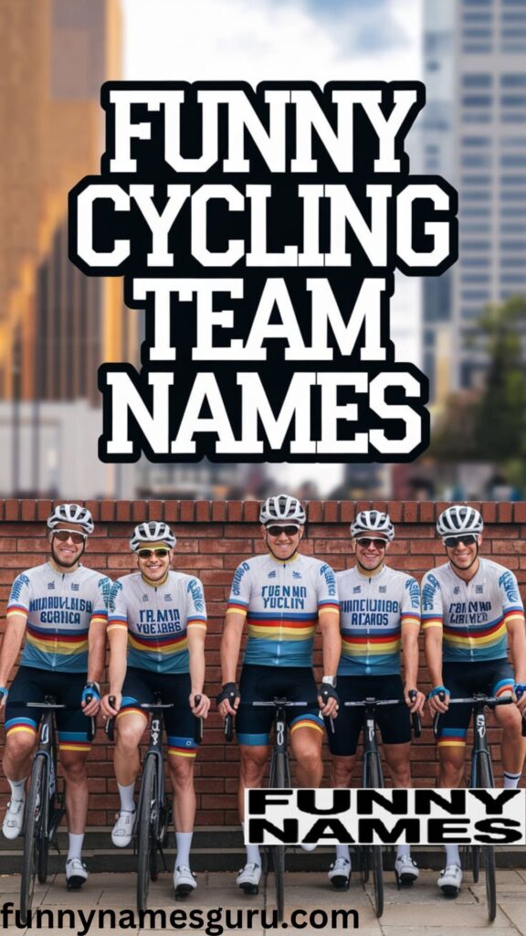 Funny Cycling Team Names