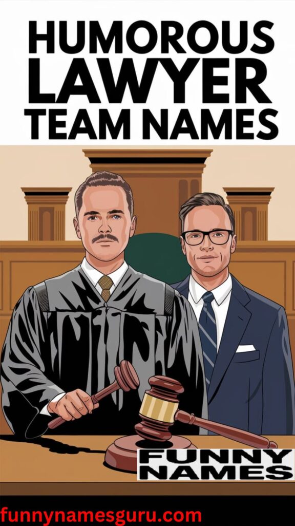 Humorous Lawyer Team Names