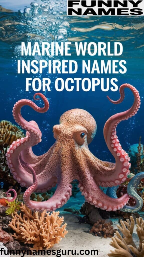 Marine World Inspired Names for Octopus