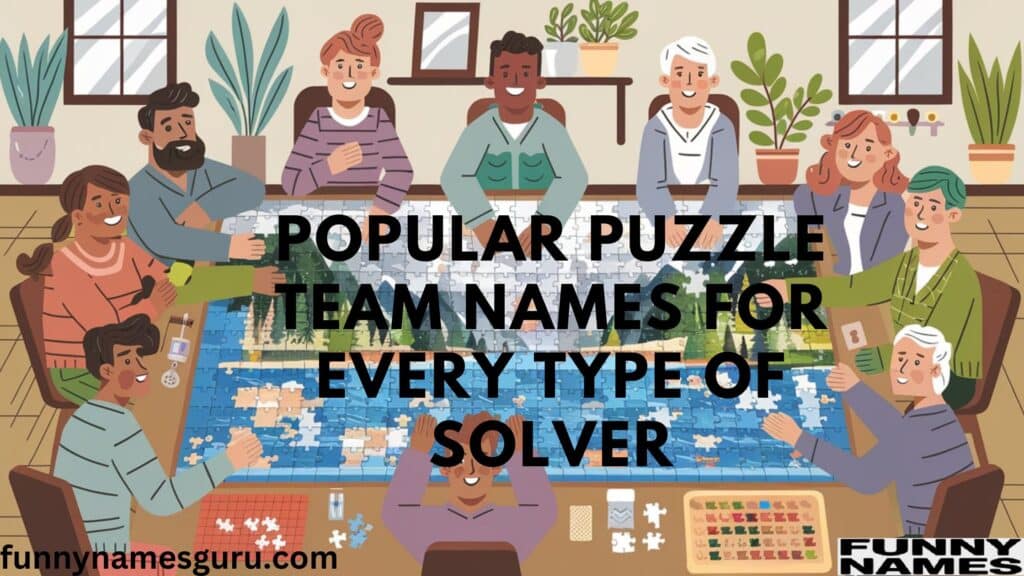 Popular Puzzle Team Names for Every Type of Solver