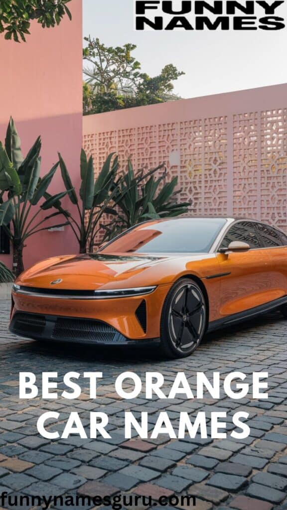 Best Orange Car Names