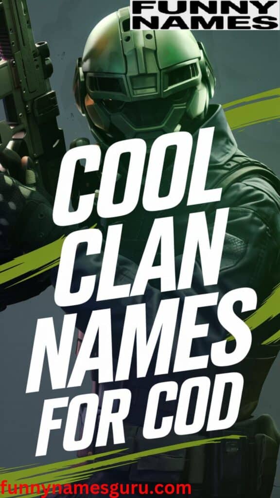 Cool Clan Names for COD