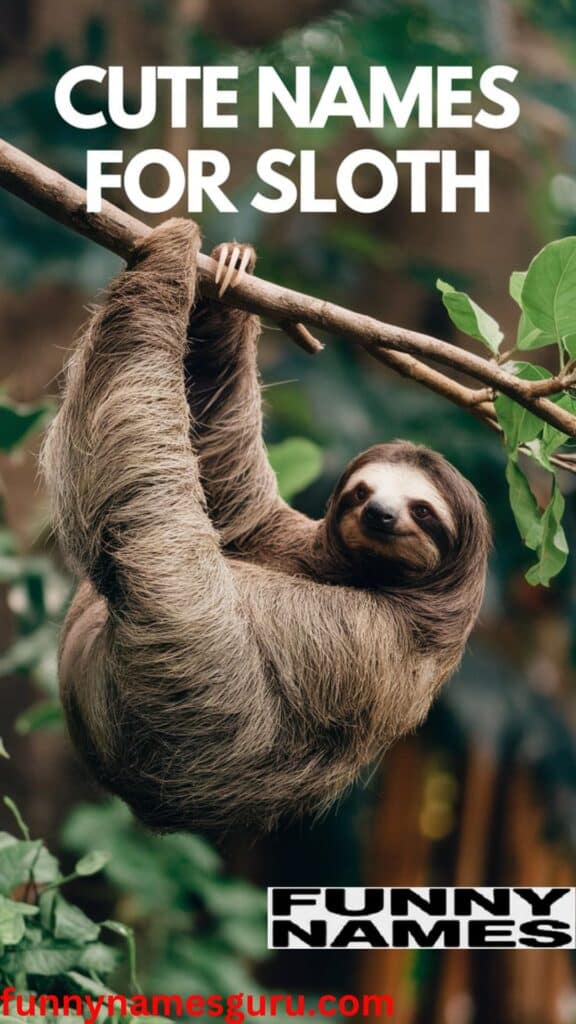 Cute Names for Sloth