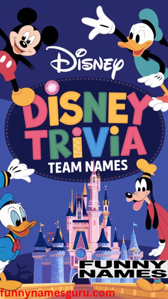 Disney Trivia Team Names