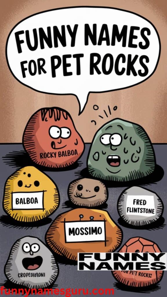 Funny Names for Pet Rocks