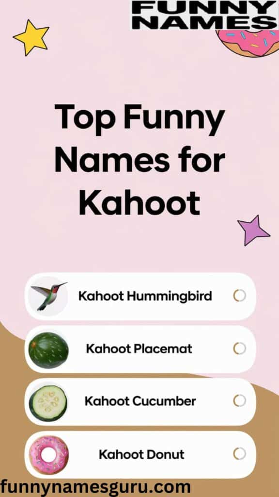 Top Funny Names for Kahoot