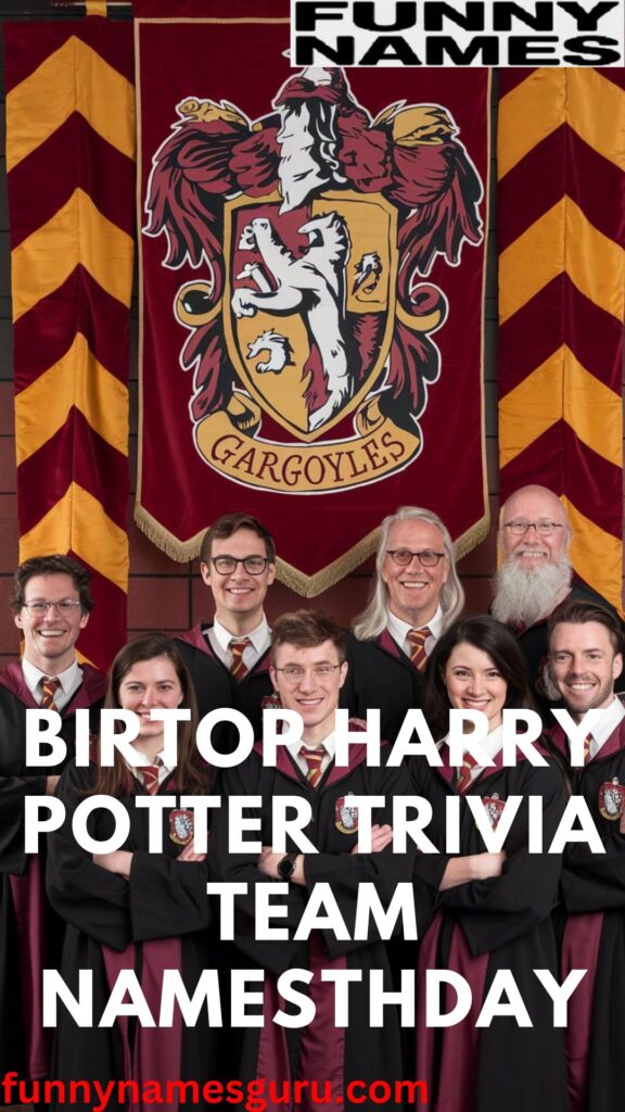 Top Harry Potter Trivia Team Names