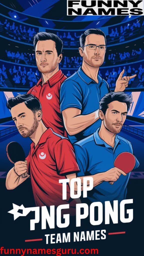 Top Ping Pong Team Names