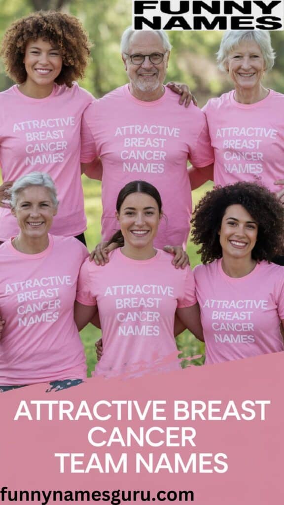 Attractive Breast Cancer Team Names