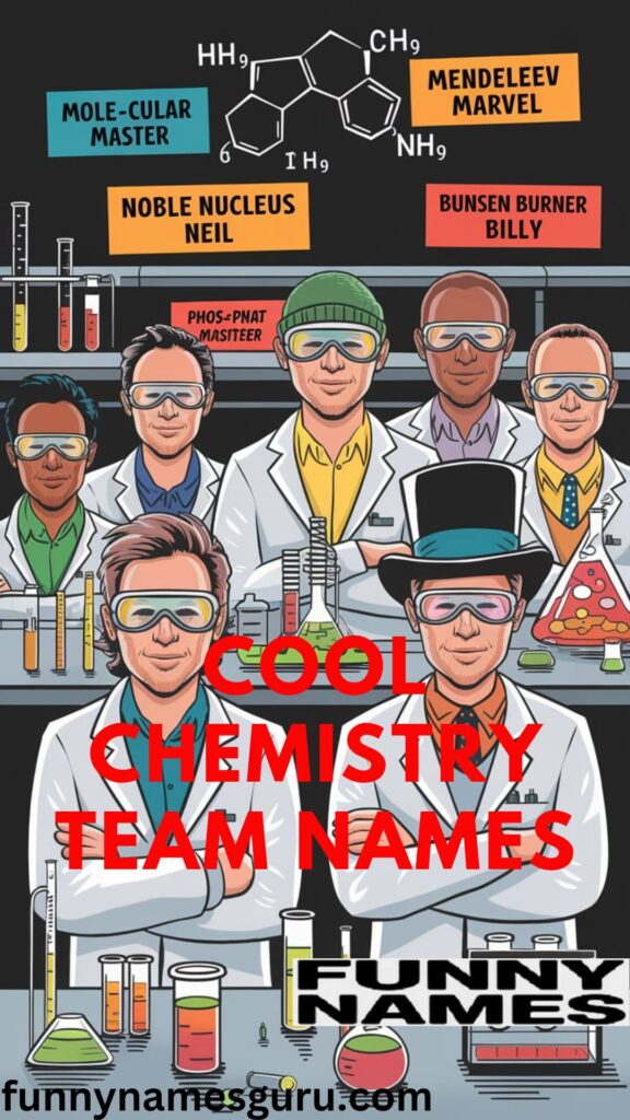 Cool Chemistry Team Names