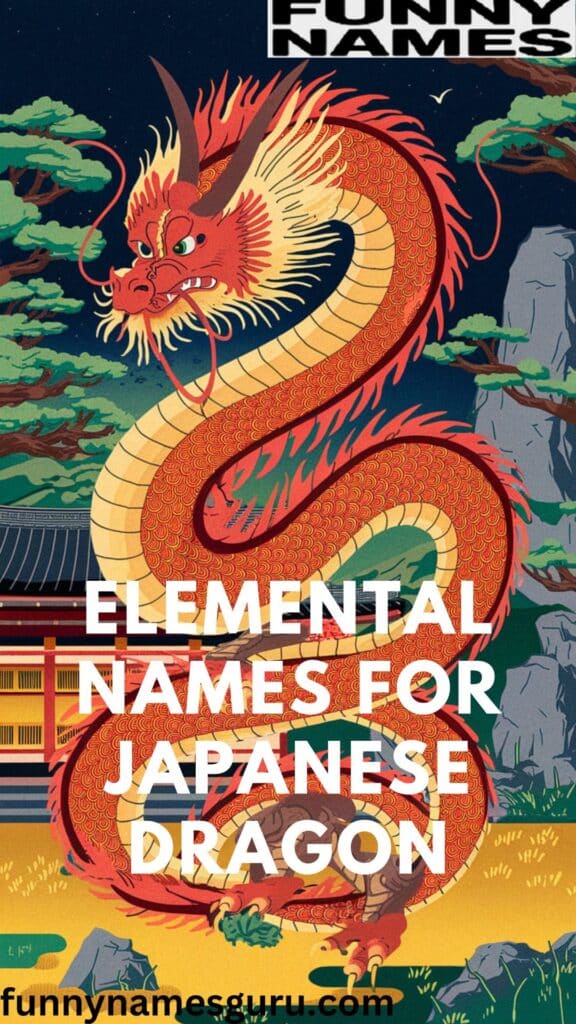 Elemental Names for Japanese Dragon