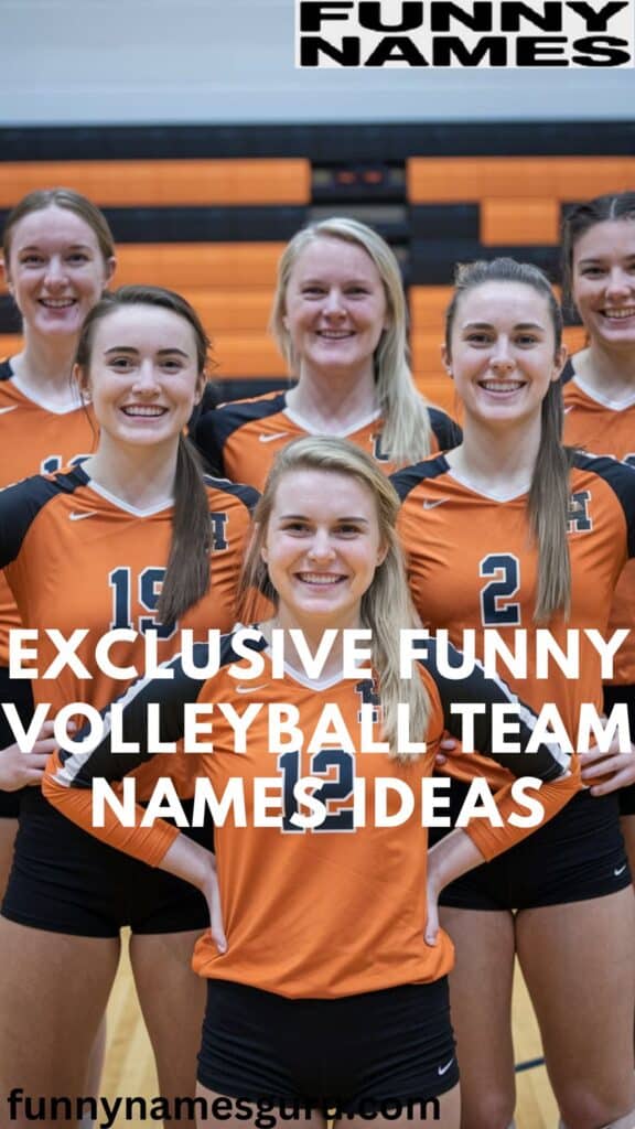 Exclusive Funny Volleyball Team Names Ideas