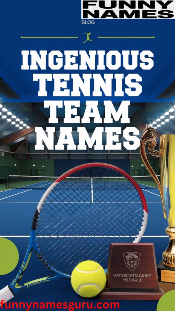 Ingenious Tennis Team Names