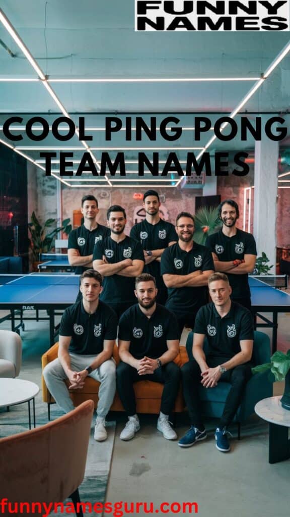 Cool Ping Pong Team Names