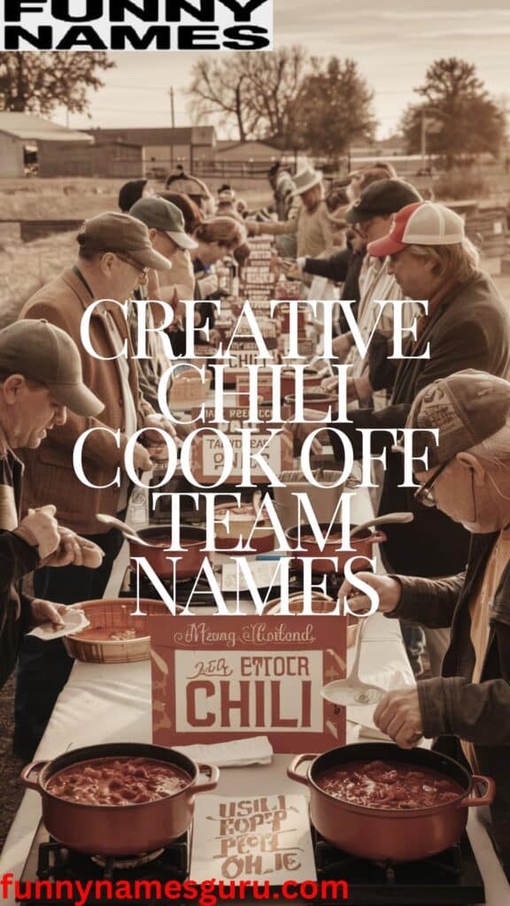 Creative Chili Cook Off Team Names