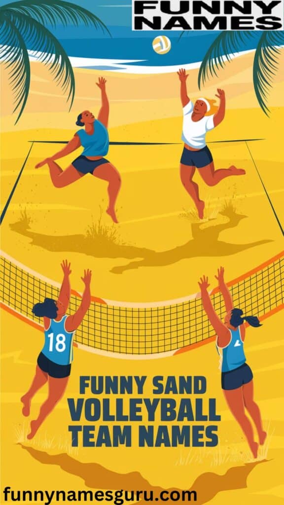 Funny Sand Volleyball Team Names