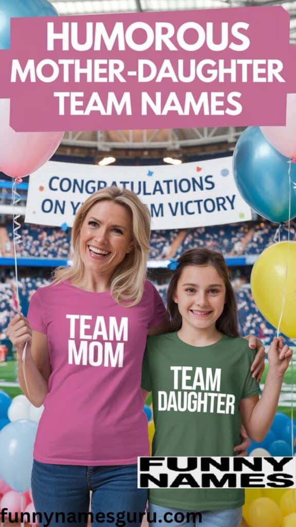 Humorous Mother-Daughter Team Names