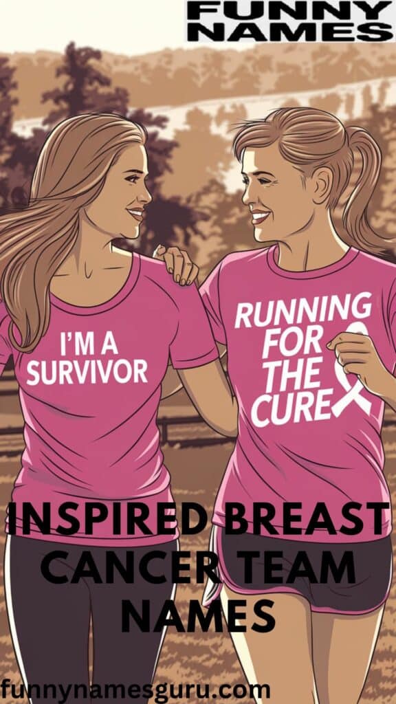 Inspired Breast Cancer Team Names