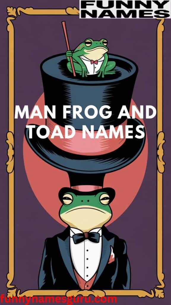 Man Frog and Toad Names