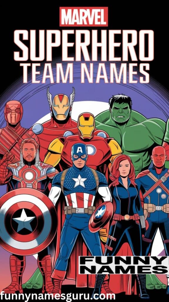 Marvel Superhero Team Names