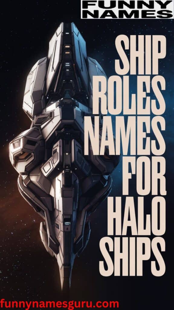 Ship Roles Names for Halo Ships