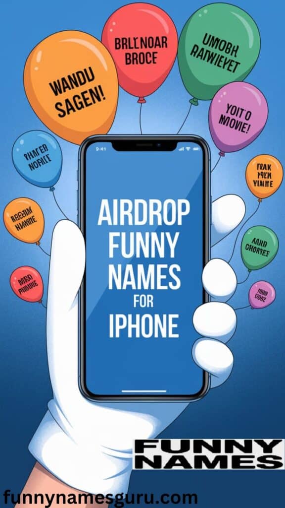 Airdrop Funny Names for iPhone