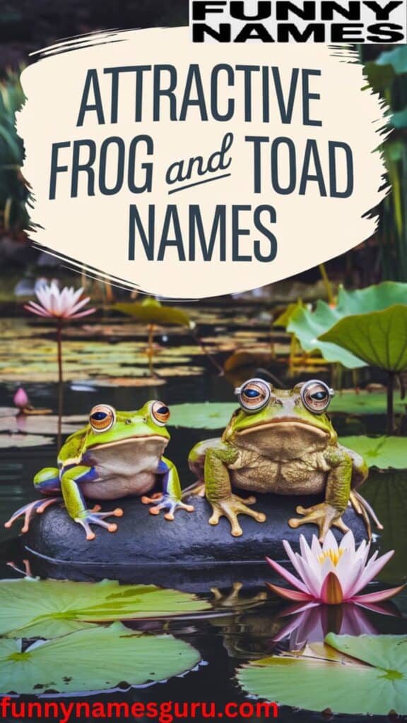 Attractive Frog and Toad Names