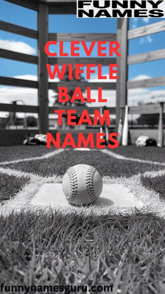 Clever Wiffle Ball Team Names