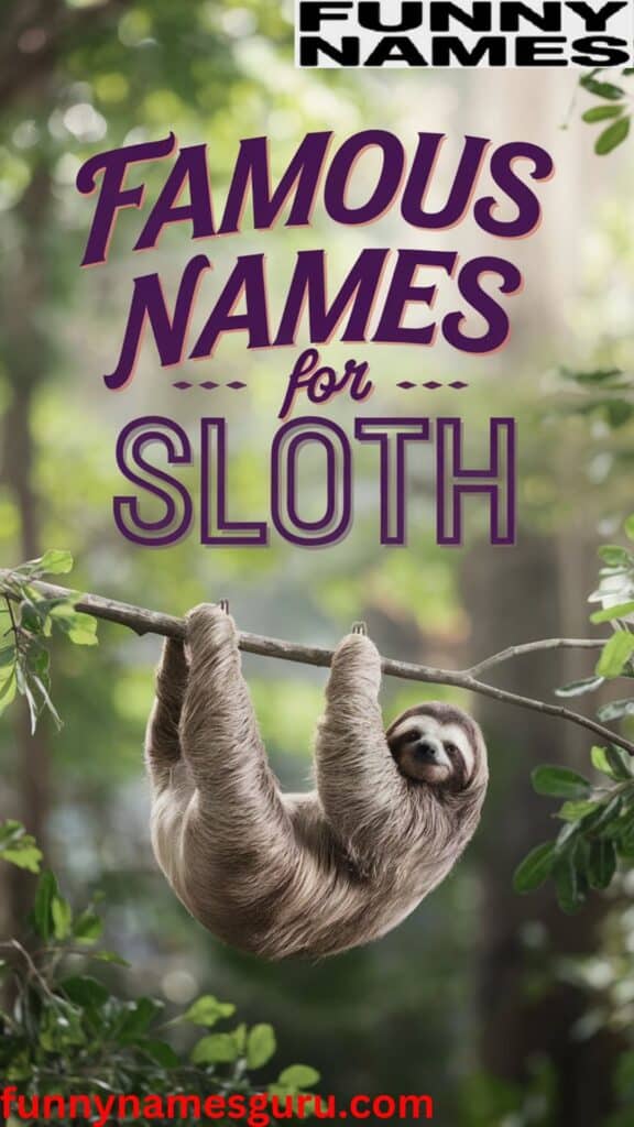 Famous Names for Sloth