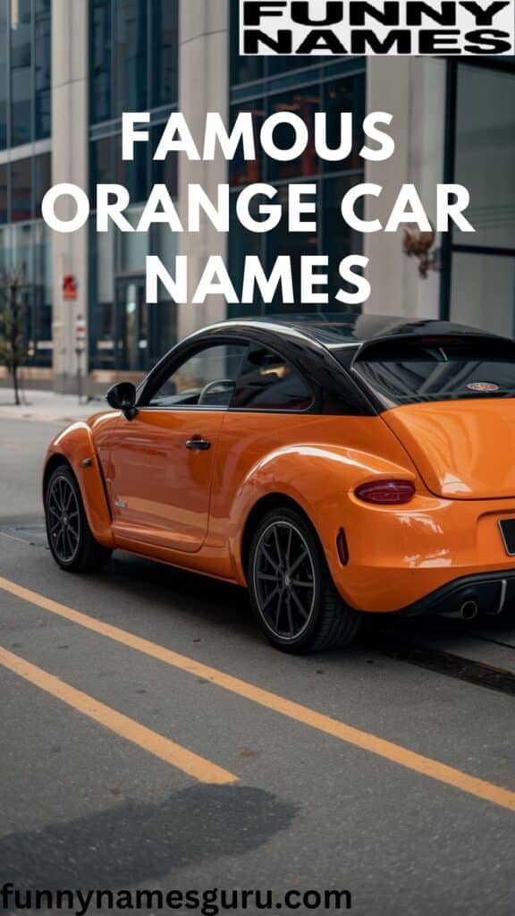 Famous Orange Car Names