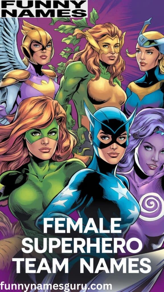 Female Superhero Team Names