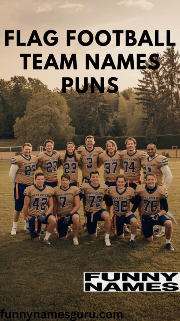 Flag Football Team Names Puns