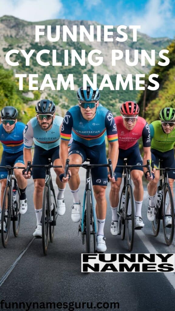 Funniest Cycling Puns Team Names