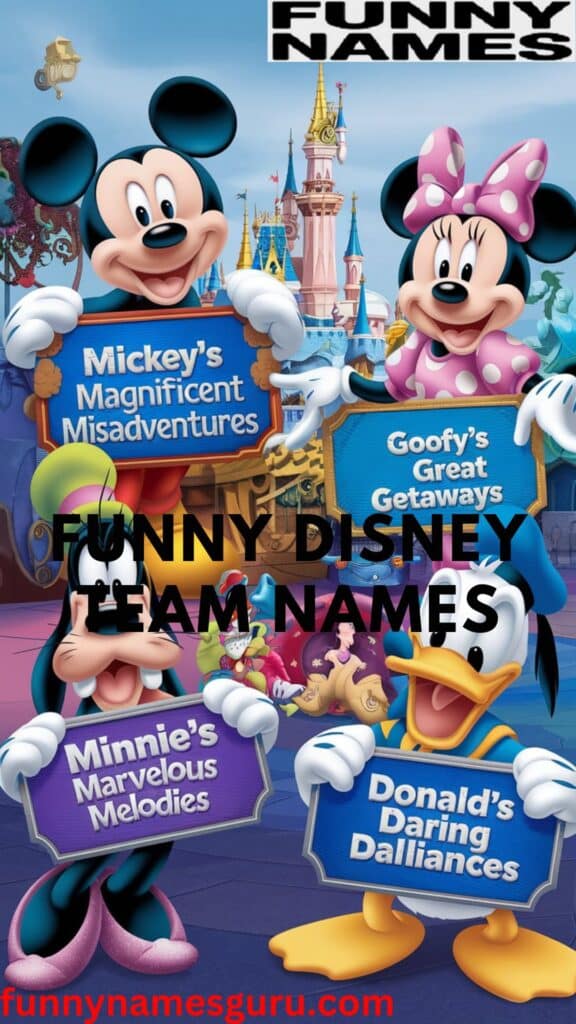 Funny Disney Team Names