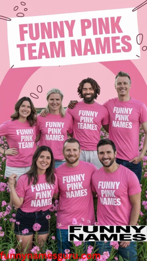 Funny Pink Team Names