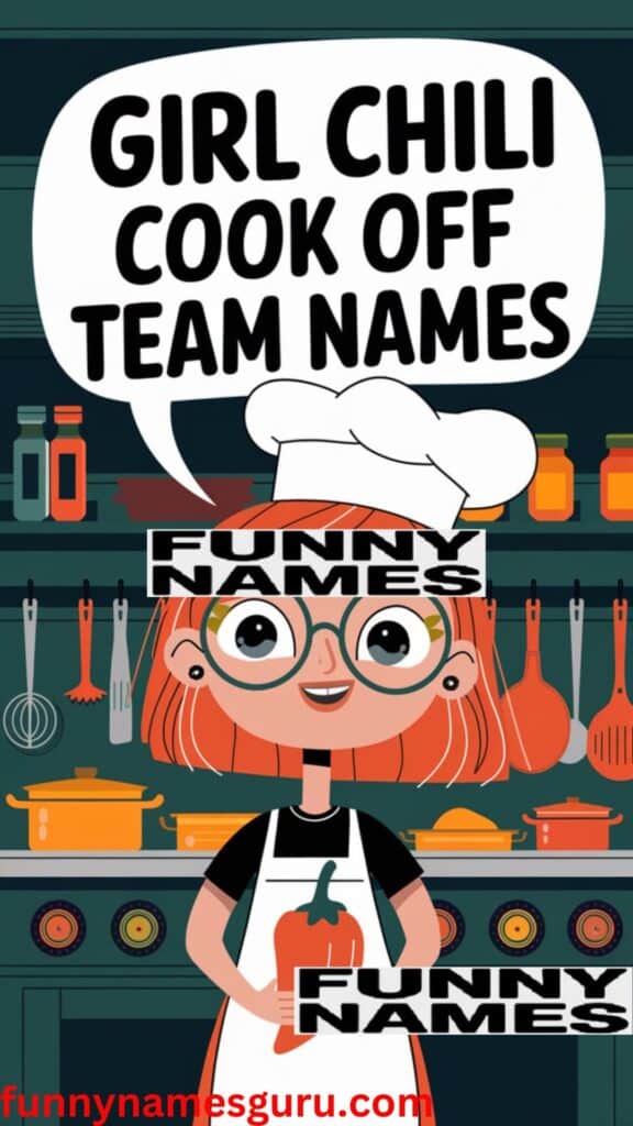 Girl Chili Cook Off Team Names