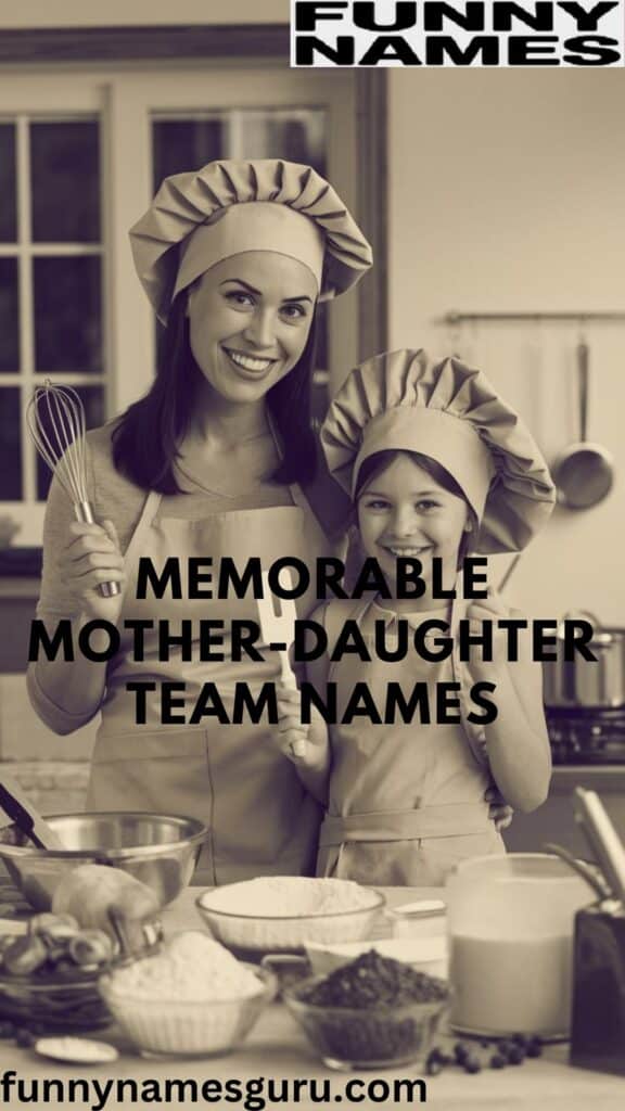 Memorable Mother-Daughter Team Names