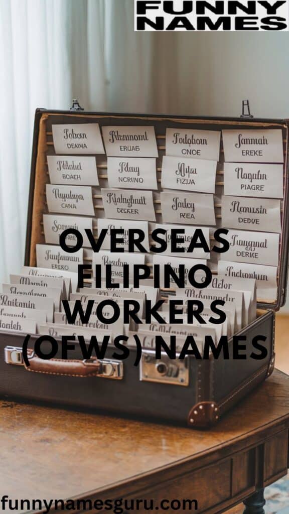 Overseas Filipino Workers (OFWs) Names