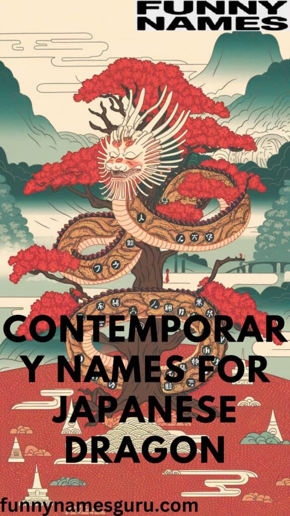 Contemporary Names for Japanese Dragon