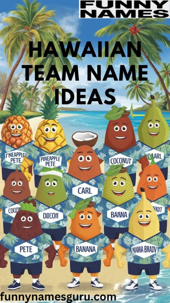 Hawaiian Team Name Ideas